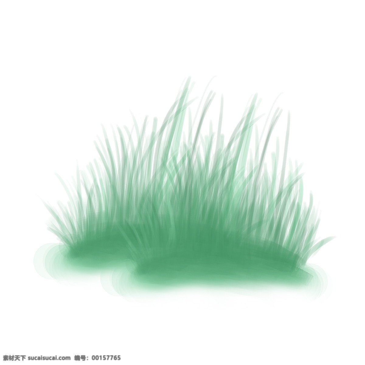 草地 通用 词 草丛 草堆 通用词 春天 绿色 杂草 卡通手绘 装饰图案 免扣图png 绿色草丛