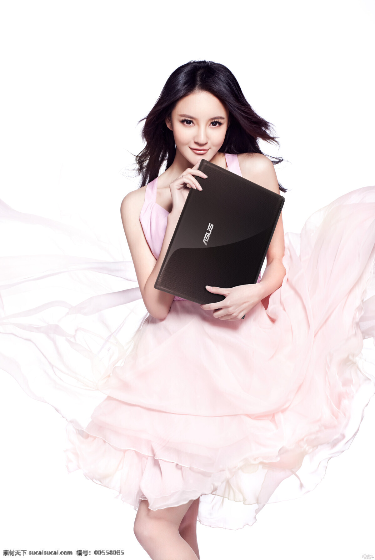 刘雨欣 美女 性感 身材 笔记本 电脑 海报 广告 代言 裙子 明星 美女明星 明星偶像 人物图库