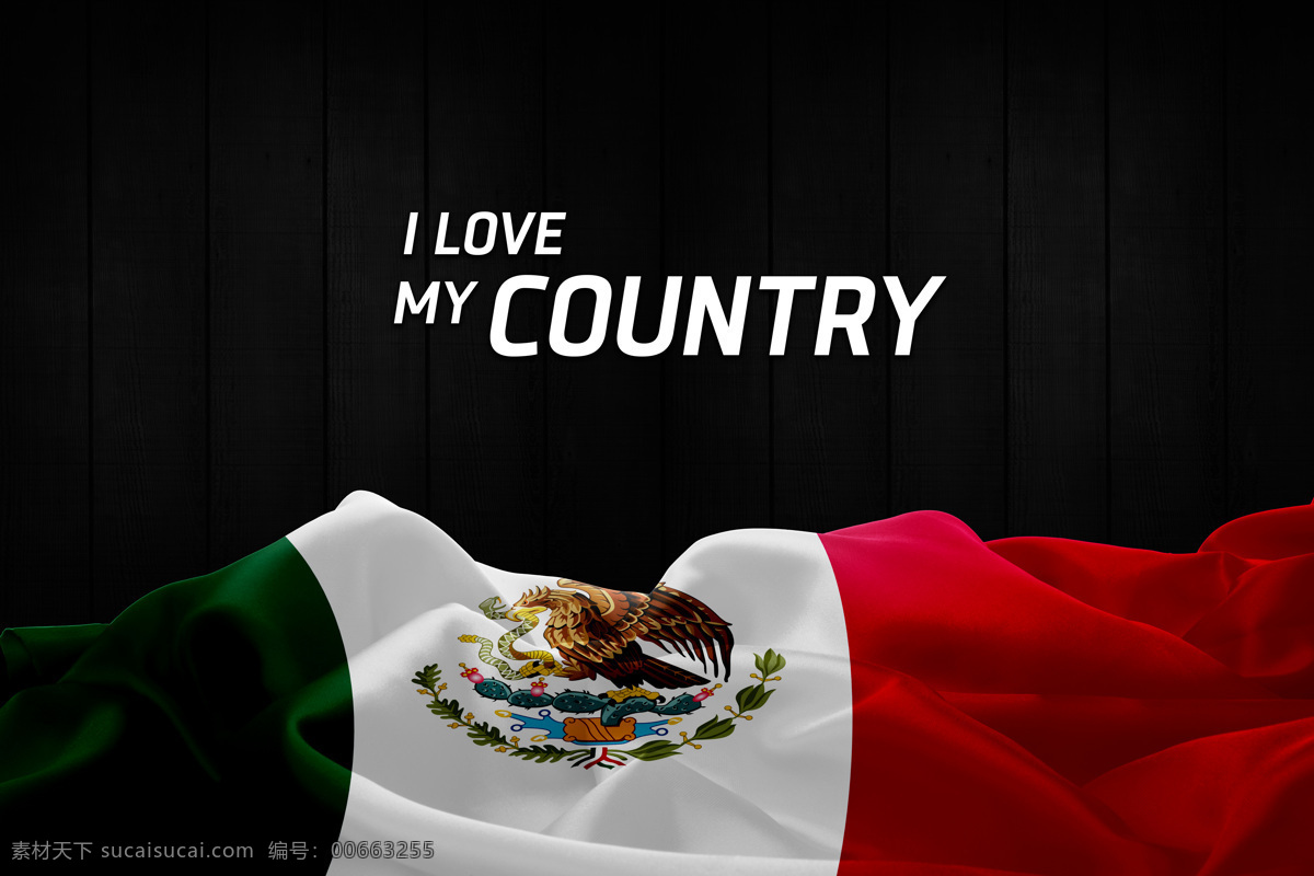 墨西哥国旗 国旗背景 墨西哥主题 欢迎来墨西哥 墨西哥 旗帜 背景 其他类别 环境家居 黑色