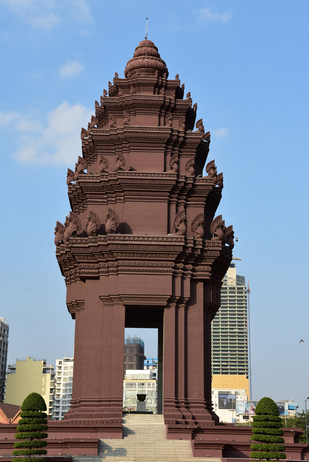 独立纪念碑 柬埔寨纪念碑 金边风光 纪念碑 柬埔寨风光 金边 旅游摄影 国外旅游