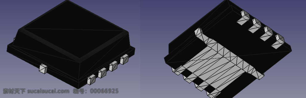 powerpak singlepad 电 技术 元件 3d模型素材 电器模型