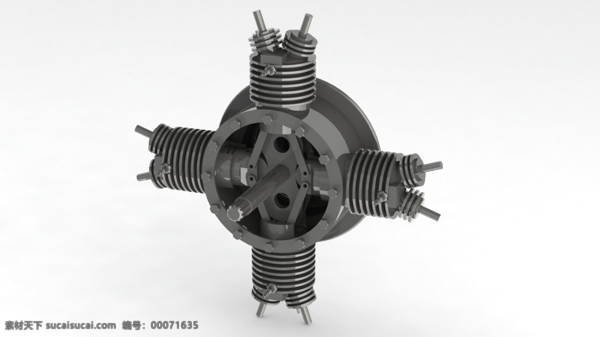 飞 兆 半导体 caminez 凸轮 引擎 机制 工作 过程 3d模型素材 其他3d模型