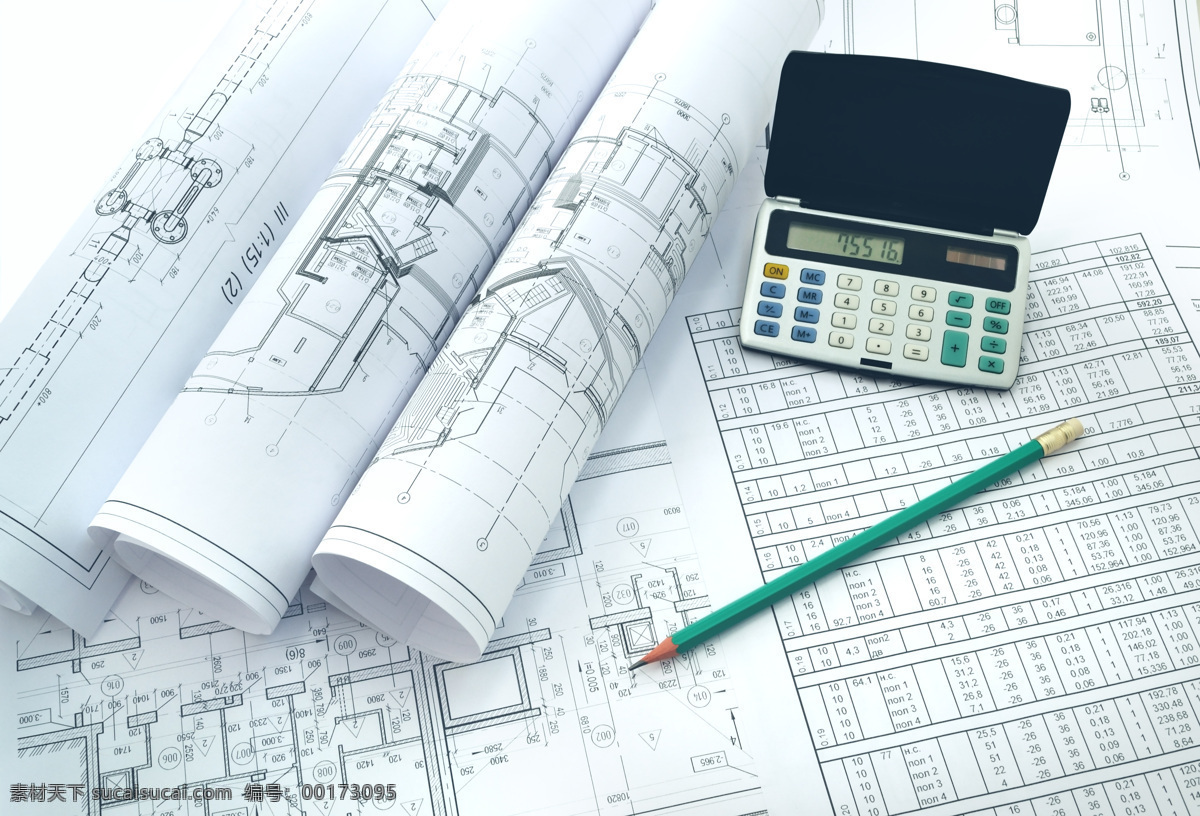 图纸 上 笔 计算机 图纸背景 平面图 图纸设计 建筑图纸 建筑设计 施工图 环境家居