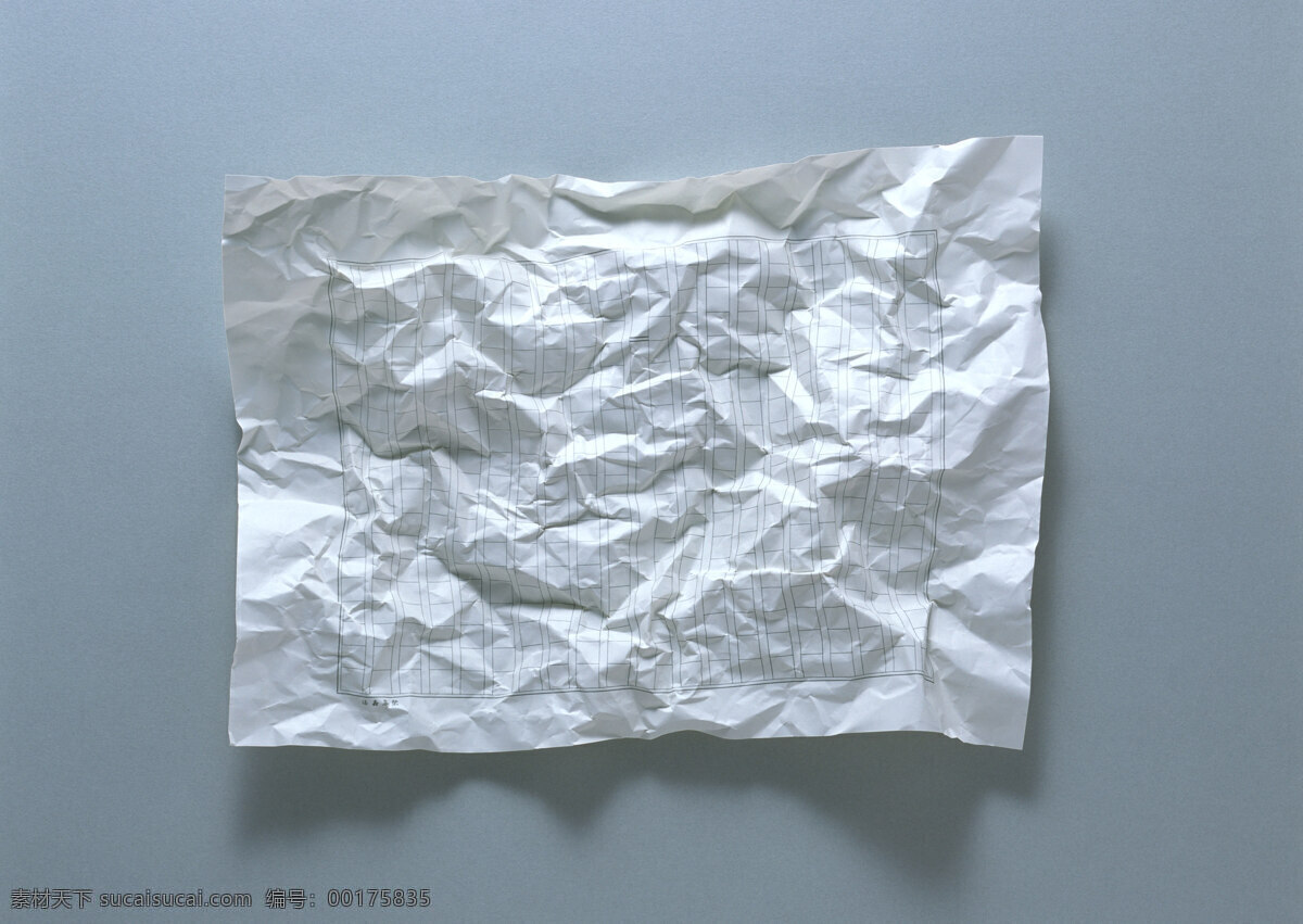 纸张 元素 揉 皱 纸 白纸 背景 一页 平放 便笺纸 揉皱 皱巴巴 废纸