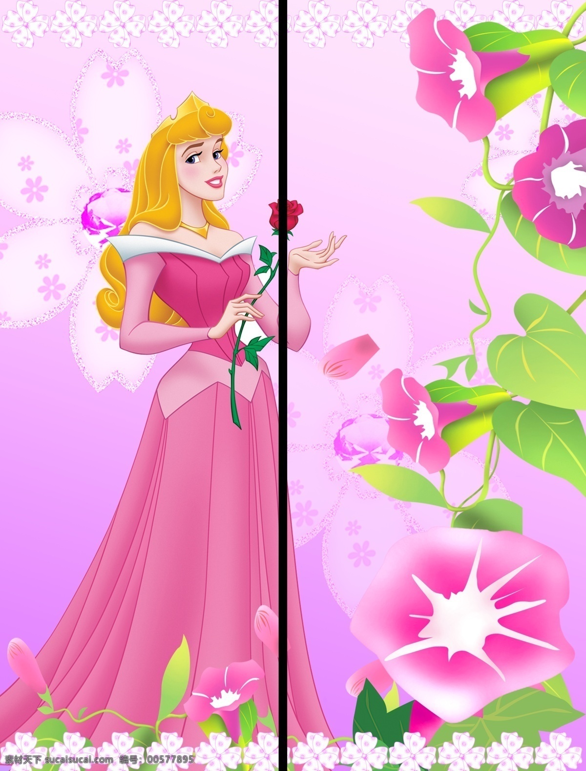 背景 底纹 公主 广告设计模板 花边 花朵 玫瑰 移门美丽公主 移门 美丽 牵牛花 移门图案 源文件 家居装饰素材