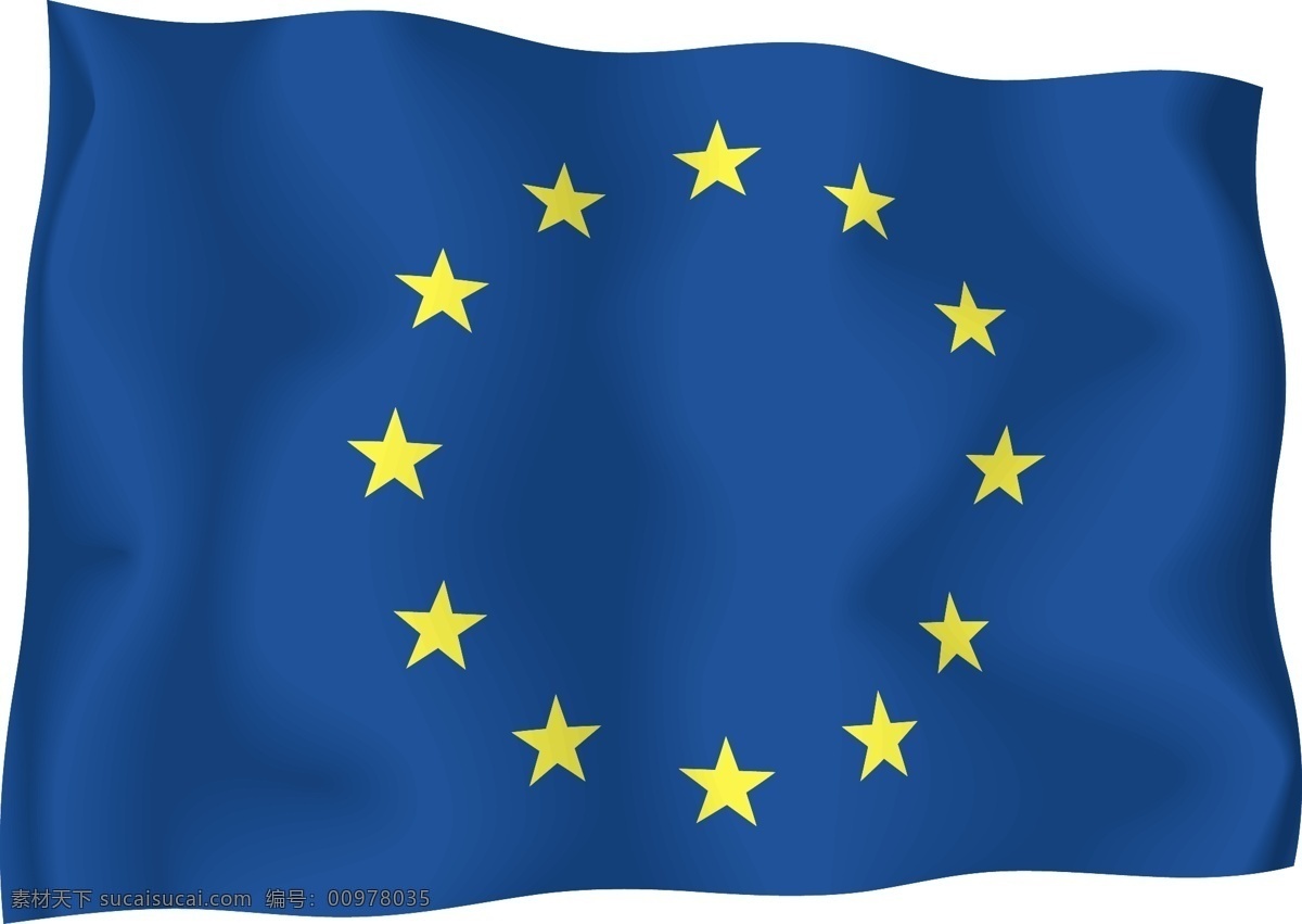 欧盟 旗帜 矢量 工会 国旗 欧洲 向量 矢量图 其他矢量图