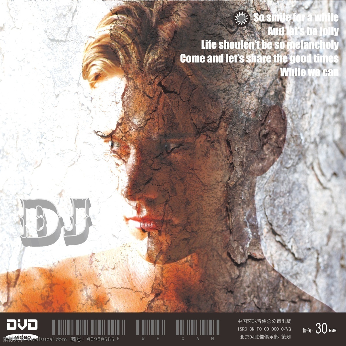 dvd 专辑 封面 cd dj 龟裂效果 ps 男性 荷尔蒙 广告宣传 条形码 英文 酷 模特 男模特 平面设计 包装设计 矢量