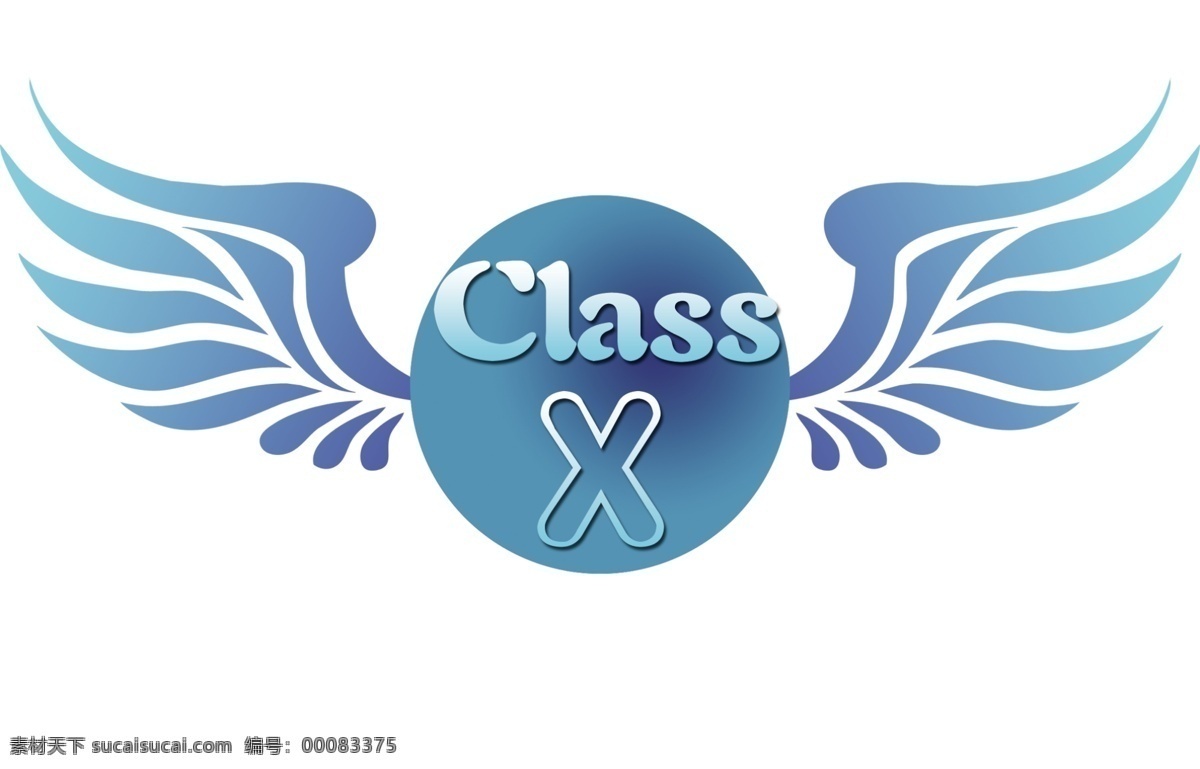 班牌 标签 标志设计 翅膀 广告设计模板 源文件 班 牌 标志 模板下载 班牌标志 class