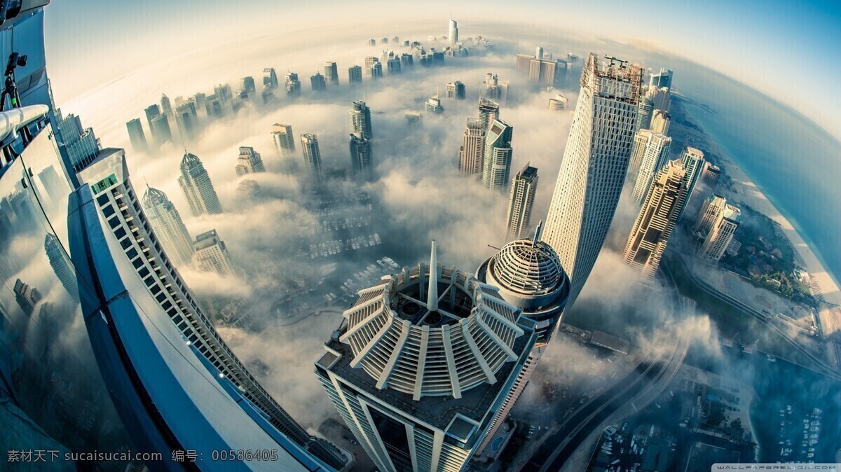 迪拜高楼群 迪拜 阿拉伯 中东 高楼 摩天大厦 旅游摄影 国外旅游