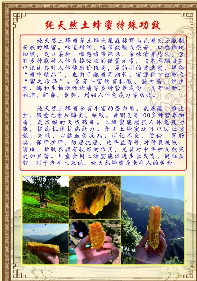 土蜂蜜功效 功效 作用 营养价值 老年人 实物图