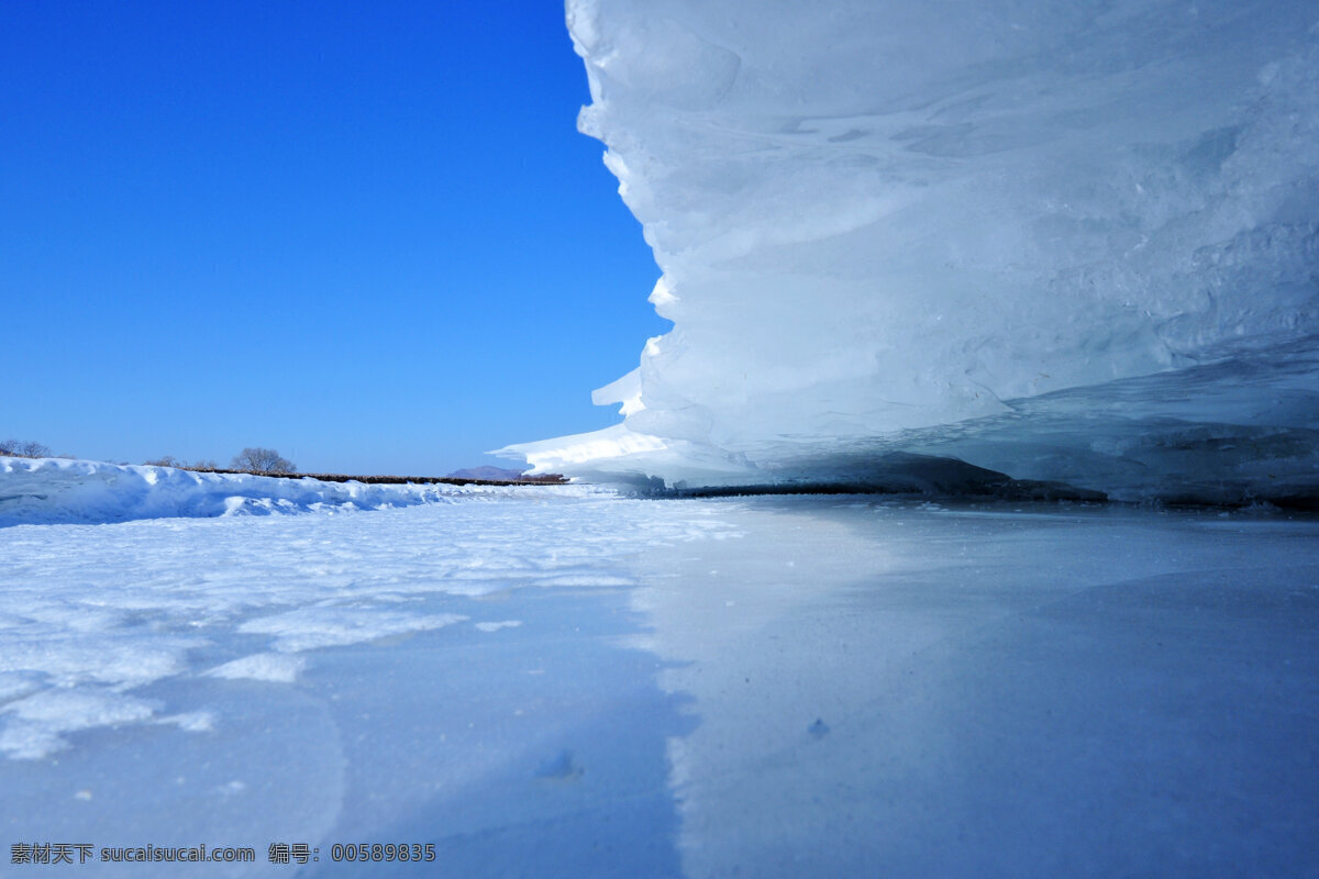 白色 冰雪 世界 风景