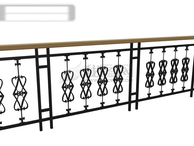 3d 扶手 栏杆 3d设计 3d素材 3d效果图 围栏 扶手栏杆 矢量图 建筑家居