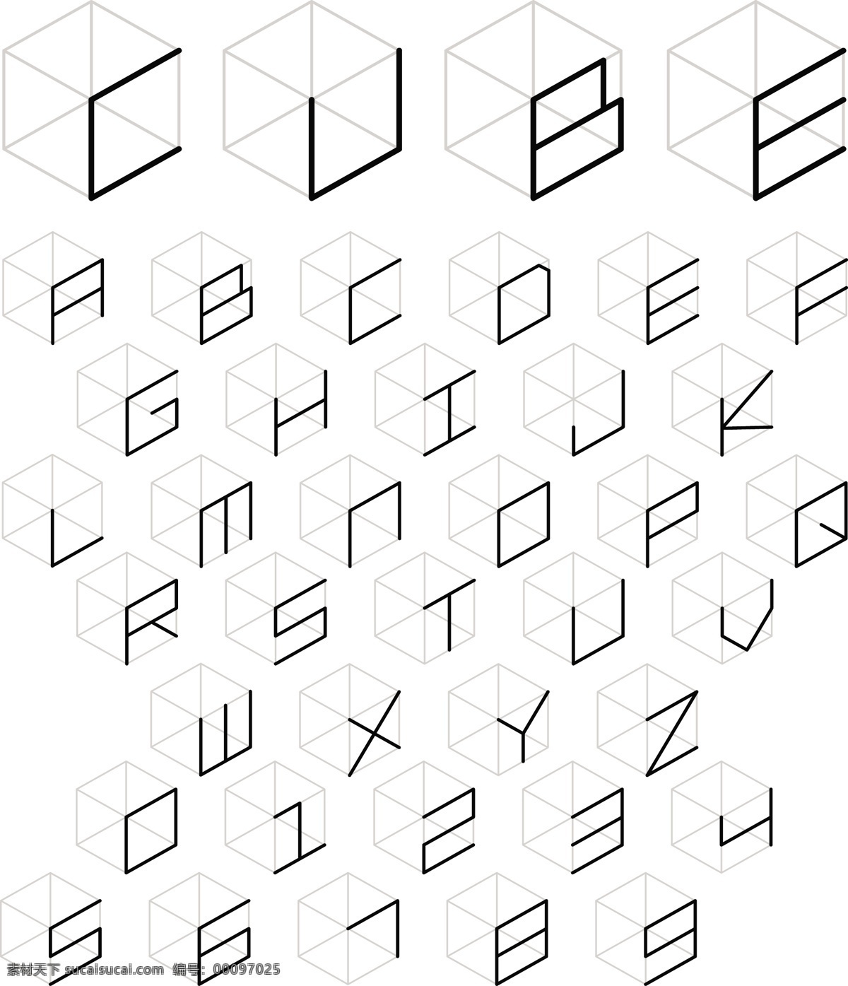 字母设计 英文字母 手绘字母 3d立体 三维字母 拼音 数字 创意字母 矢量