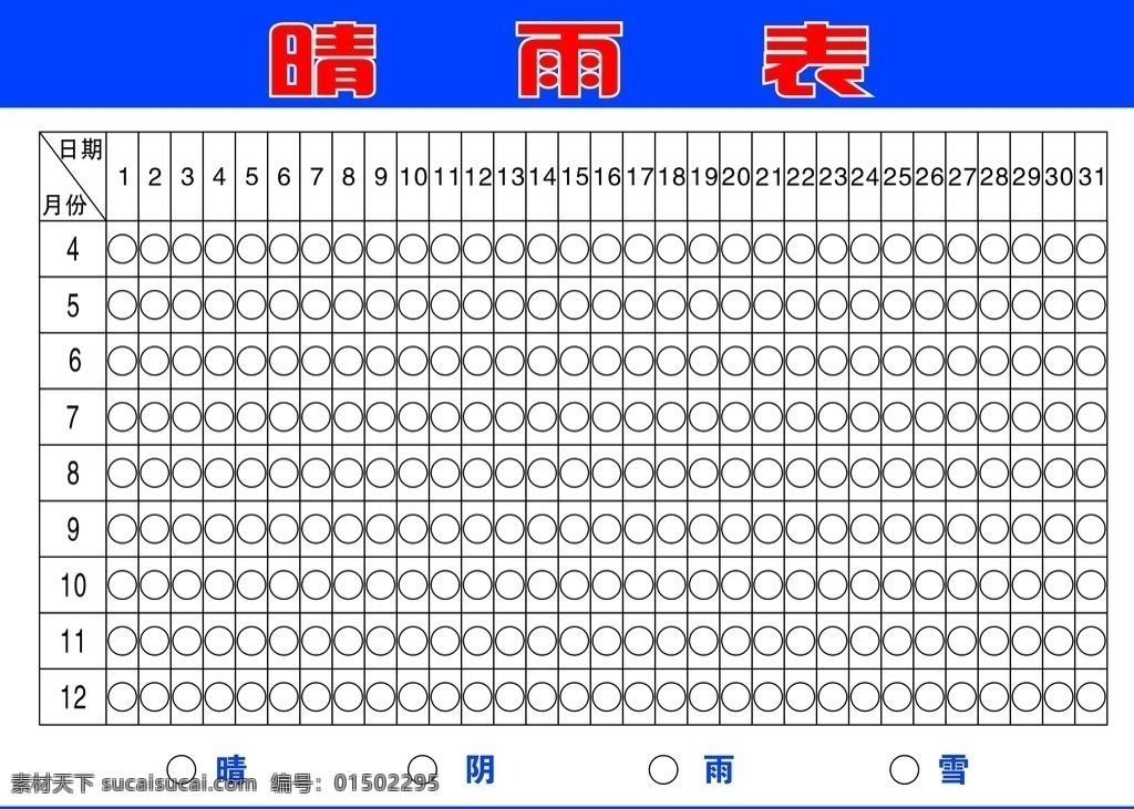 项目晴雨表 项目 工地 晴雨表 蓝色 白色