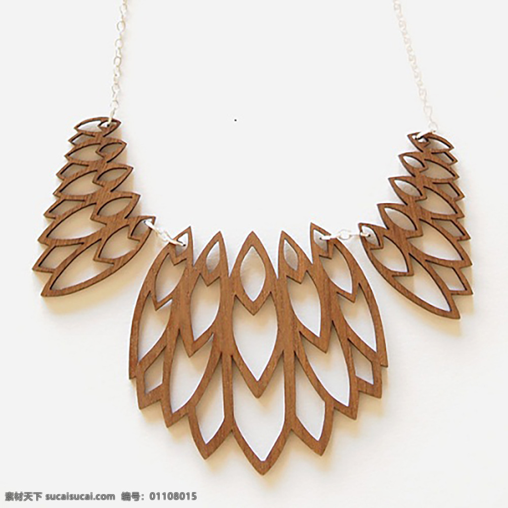 木质 首饰 品 项链 产品 雕刻 花纹