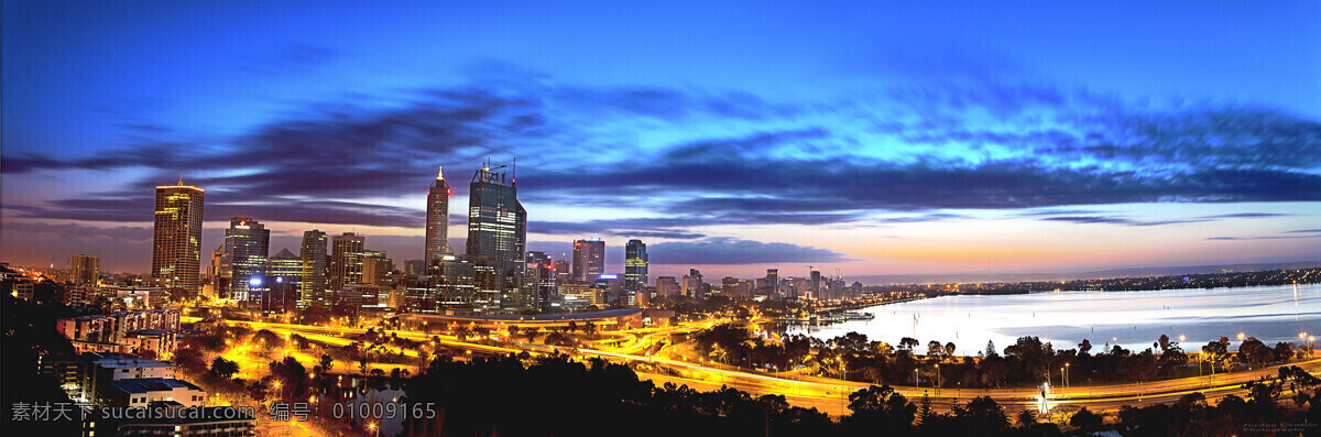 蓝天 城市夜景 城市之光 夜景 灯光 高楼大厦 全景风景 全景 唯美 自然景观 建筑景观