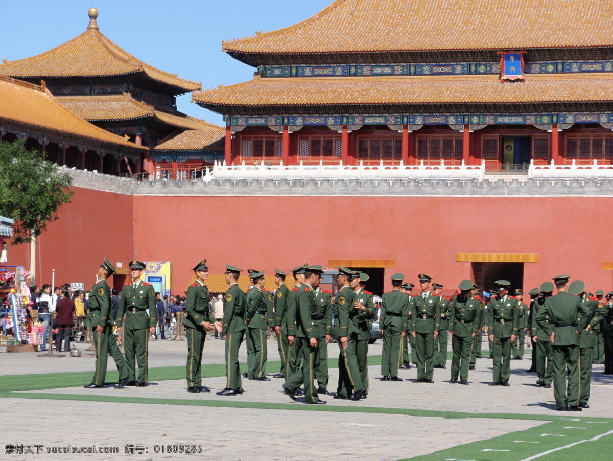 故宫的阅兵 故宫 阅兵 宫殿 北京 旅游摄影 国内旅游 摄影图库