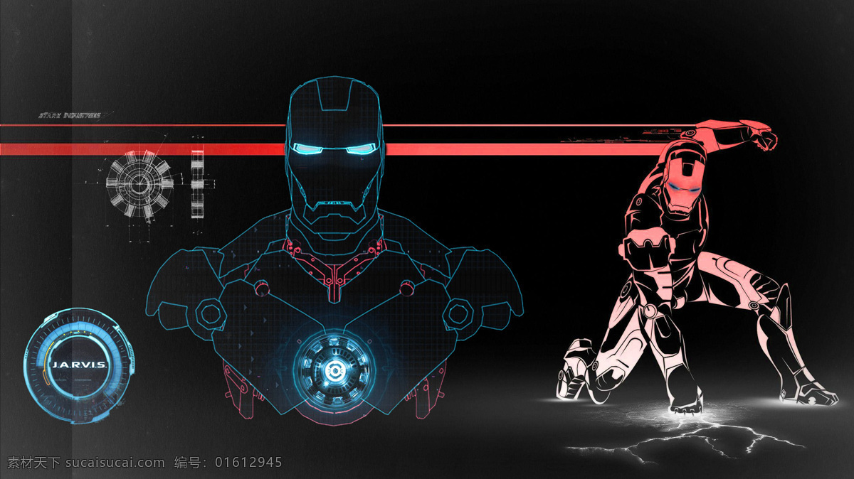 钢铁侠设计图 钢铁侠 复仇者联盟 托尼斯塔克 神盾局 漫威 超级英雄 动漫动画 动漫人物