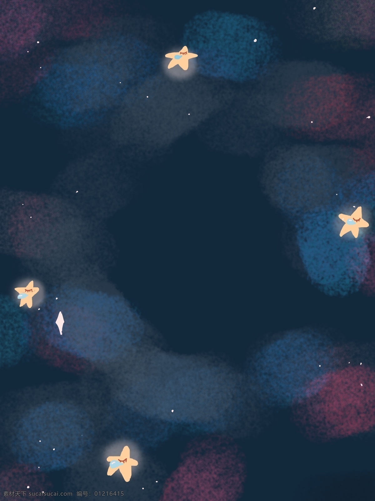 彩绘 星空 晚安 背景 星星 简约 广告背景 背景设计 手绘背景 psd背景 背景展板 促销背景 背景展板图