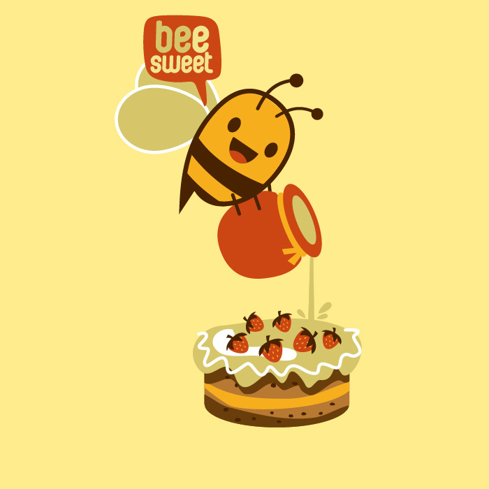 矢量免费下载 动物 服装图案 卡通 蜜蜂 矢量 昆虫类 面料图库 服装设计 图案花型