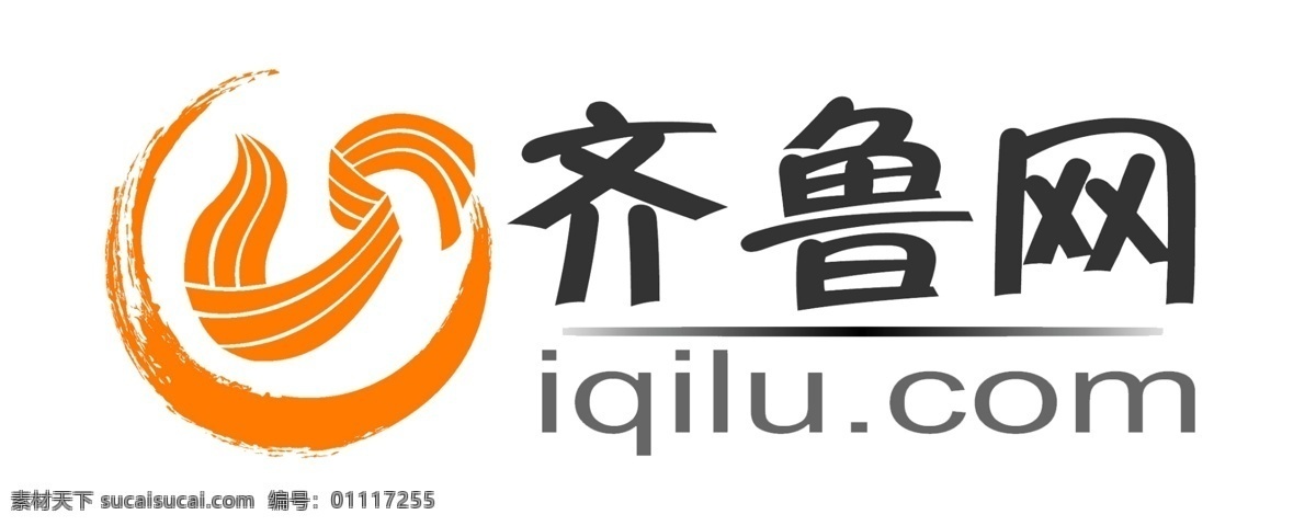 齐鲁 网 logo 齐鲁网 标志 电视台 商标 齐鲁晚报 白色