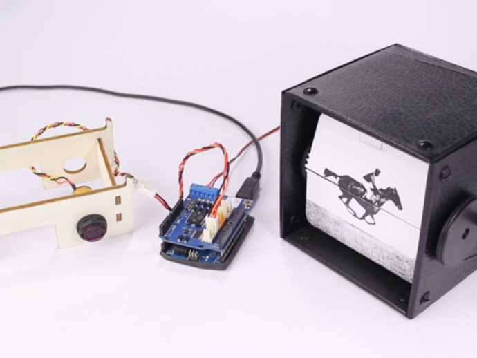 翻页的扩展 翻页 互动 激光 木材 3d打印模型 交通工具模型 伊诺 distancesensor lasercut 传感器 tinkerkit