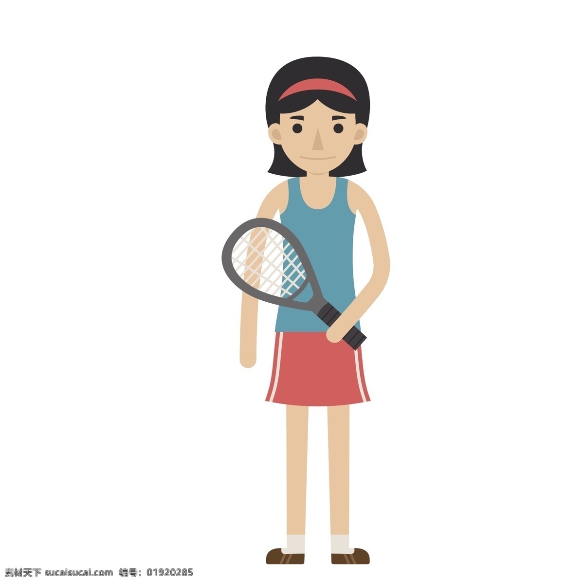 羽毛球 女孩 矢量 卡通 卡通女孩 运动员 羽毛球运动员 女性 女性运动员 卡通运动员 卡通羽毛球