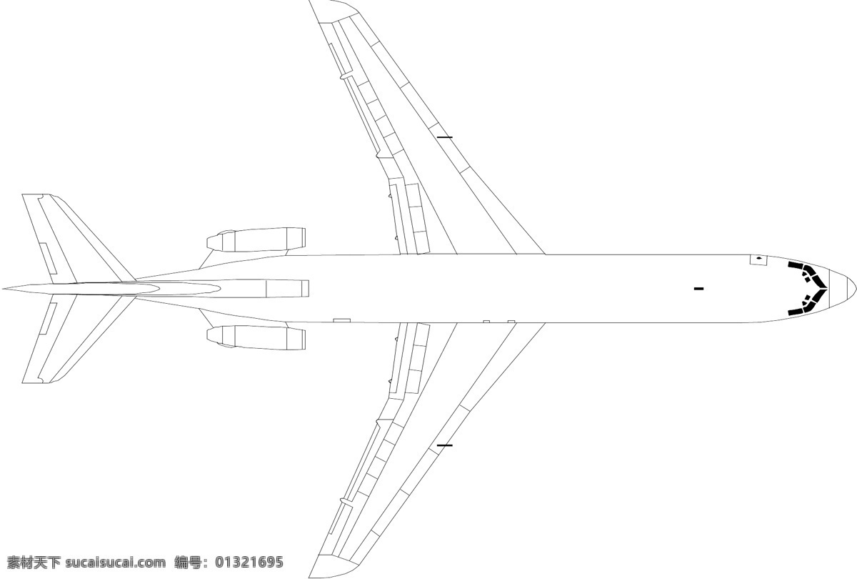 飞机模型 商业矢量 矢量风景建筑 矢量下载 网页矢量