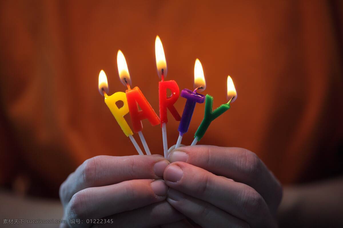 生日蜡烛 生日 party 许愿 烛光 生日愿望