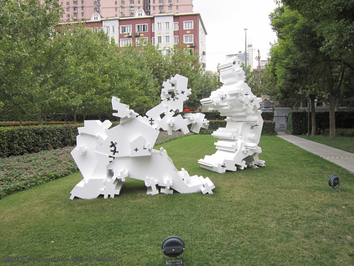 上海 静安 雕塑 公园 艺术 太极 建筑园林