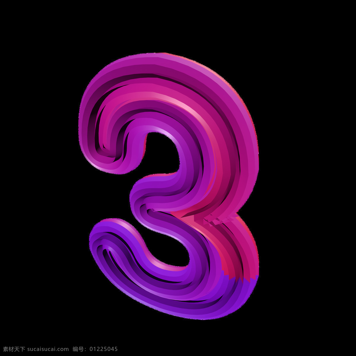 c4d 海报 元素 渐 变色 数字 渐变色 广告