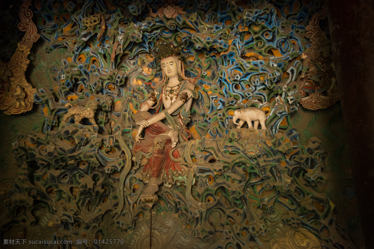 隆兴寺壁画 正定隆兴寺 壁画 隆兴寺 正定 河北 石家庄 大佛寺 古建筑 寺庙 北宋建筑 人文景观 旅游 国内旅游 旅游摄影