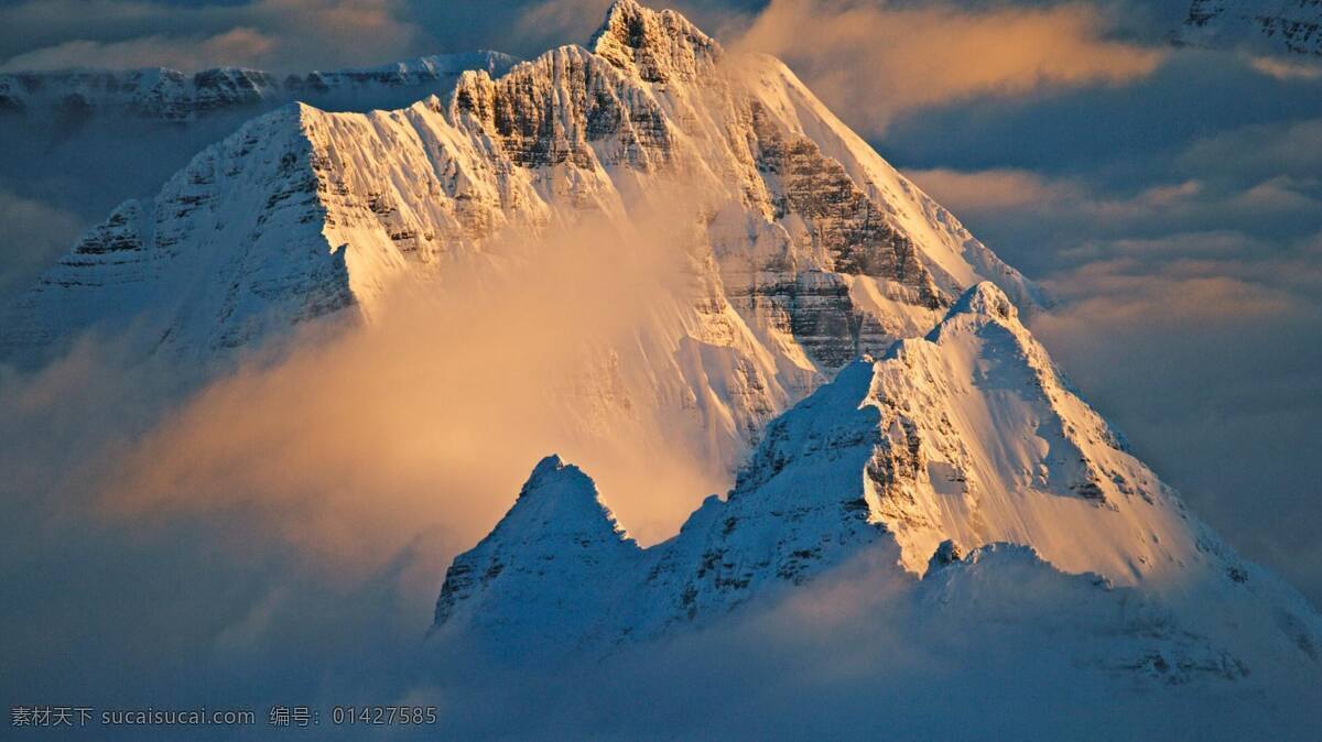 雪山 雪 山 夕阳 高 海拔 旅游摄影 自然风景