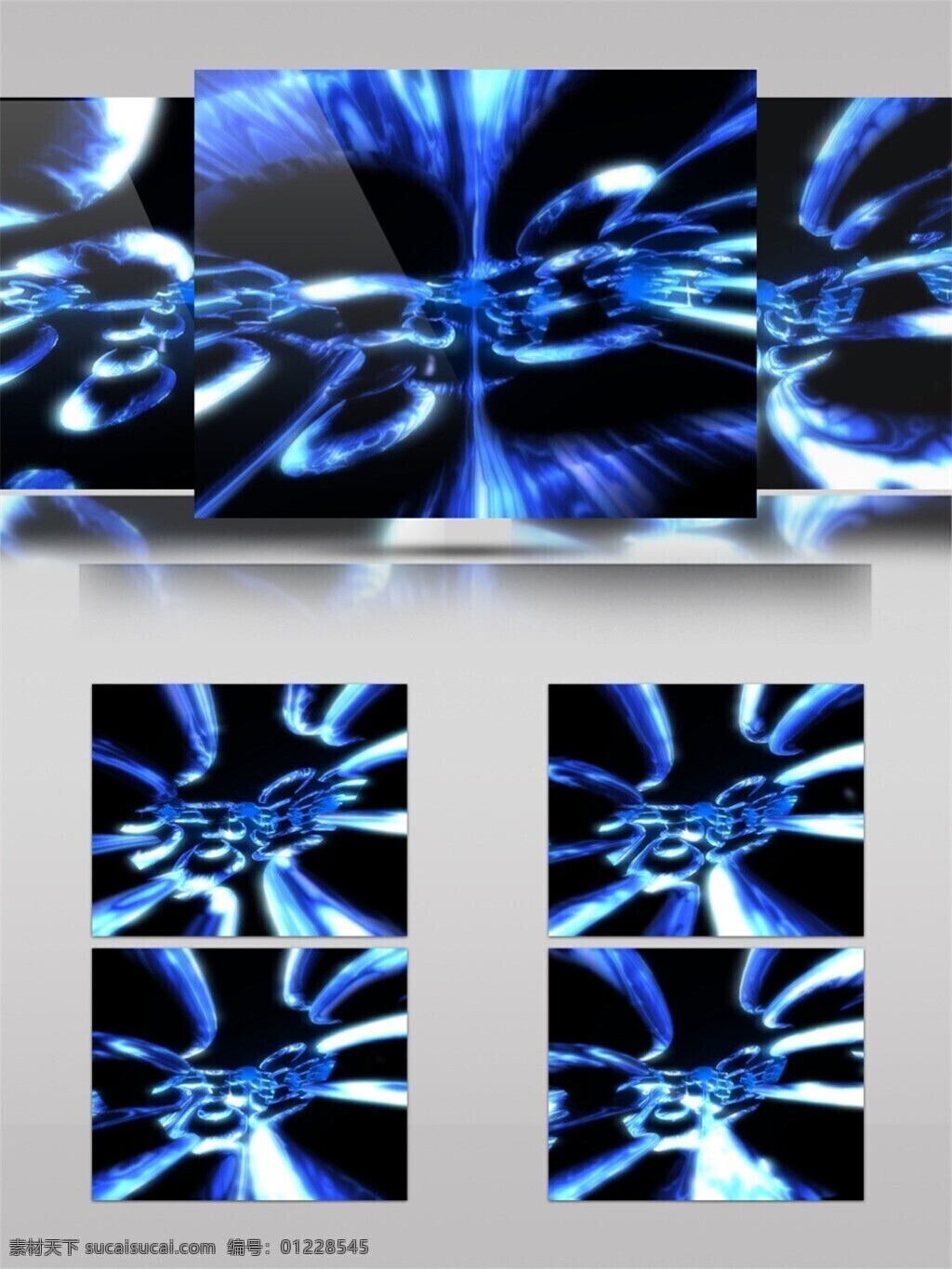 光斑散射 光束 蓝色 视觉享受 手机壁纸 星际 迷幻 光雾 视频