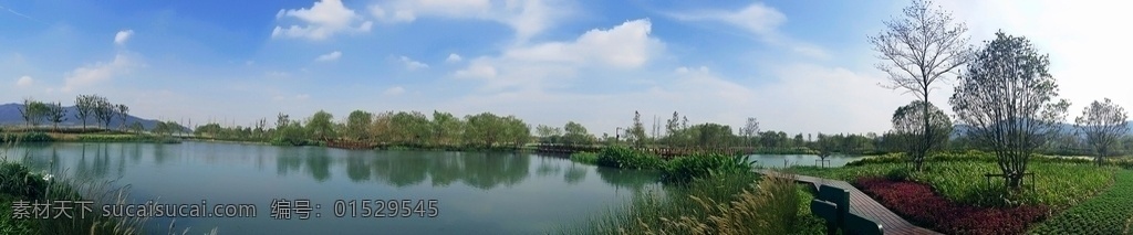 湖州 长兴 生态 湿地 湖泊 大湖 小湖 步道 灌木 草丛 树木 花田 小山坡 蓝天白云 景观 国内旅游 旅游摄影