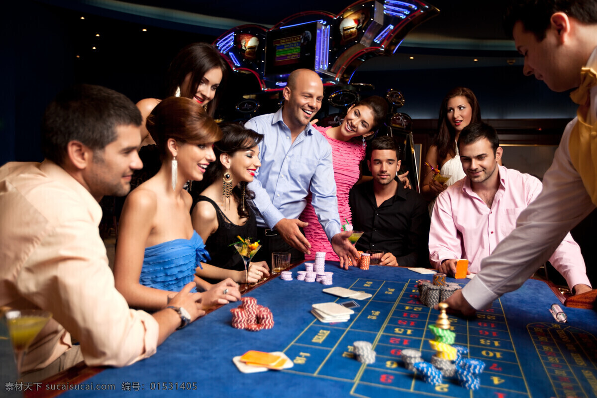 赌场 赌博 外国 男女 灯光 桌子 赌具 外国男女 筹码 人物摄影 其他类别 生活百科