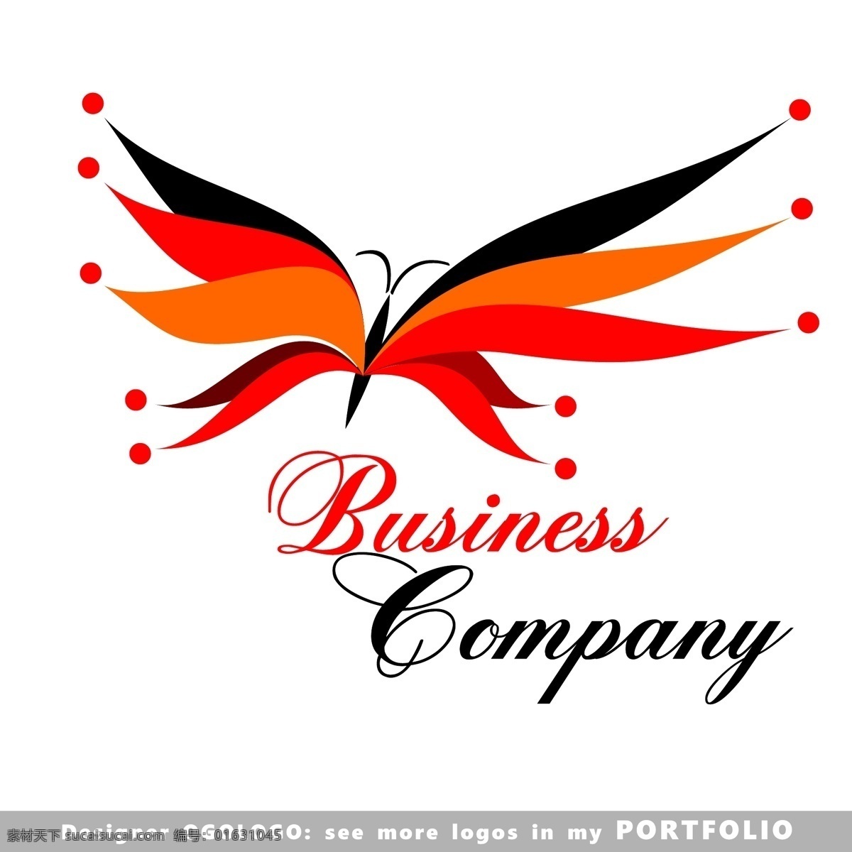 蝴蝶 logo logo图形 标志设计 公司logo 企业logo 创意 标志图标 矢量素材 白色