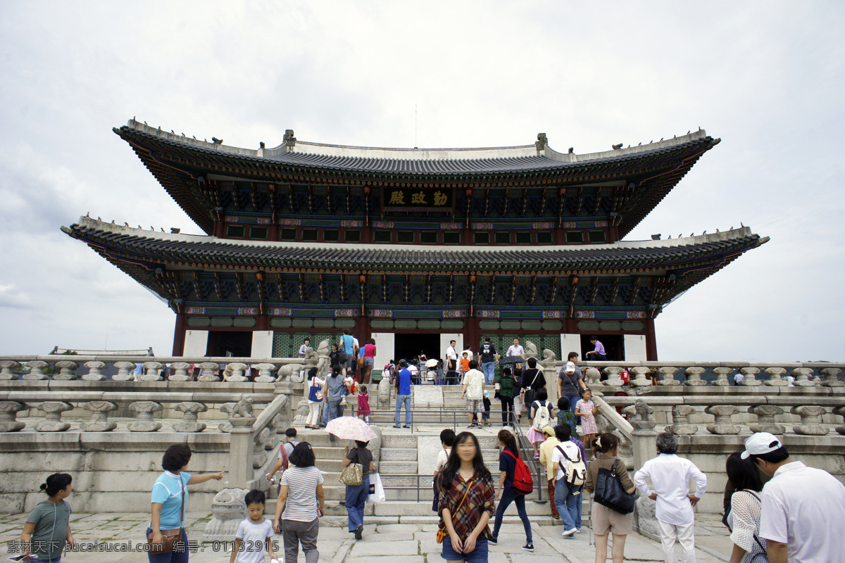 首 尔 景福宫 勤政殿 韩国 首尔 旅游 景点 风光 宫殿 传统 建筑 韩国风光 国外旅游 旅游摄影