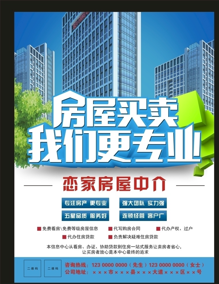 租房海报 买房 租房 购房 房源 找房 二手房 房屋中介 房屋租售 房屋买卖 宣传单 源文件 可编辑内容