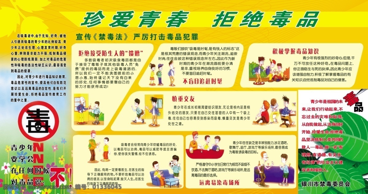 珍爱 青春 拒绝毒品 珍爱青春 不 盲目 追赶 时髦 慎重交友 远离 易 染毒 场所 拒绝 接受 陌生人 馈赠 积极 掌握 毒品 知识 原创设计 原创展板