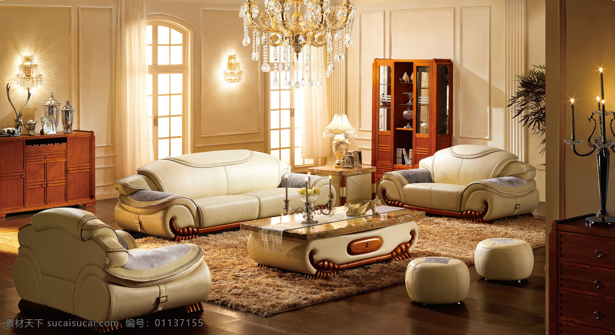 真皮沙发 背景 沙发 沙发背景 家居装饰素材 室内设计