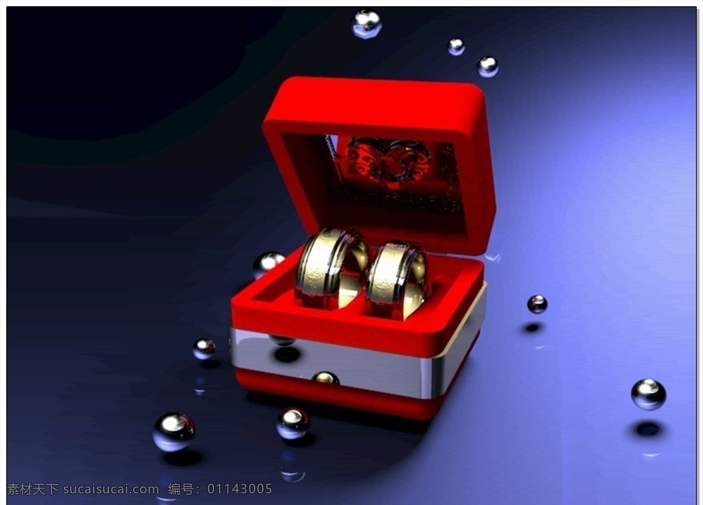 婚庆 打开 戒指 盒子 交换戒指 对戒 戒指盒子 红色盒子 交换对戒 多媒体 影视编辑 合成背景素材 mov