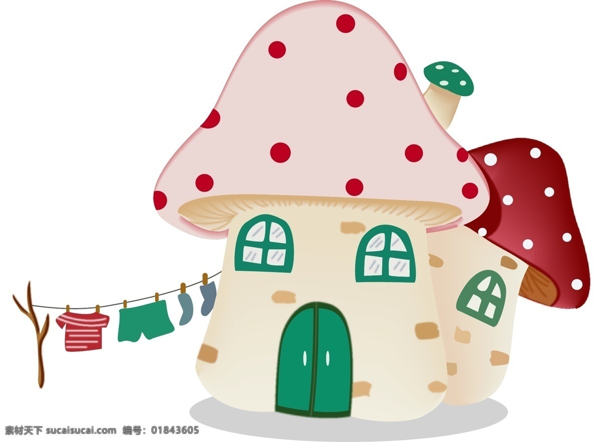 手绘 风 蘑菇 房子 卡通 可爱 矢量 手绘风 蘑菇房子 卡通可爱 矢量素材 晾衣架