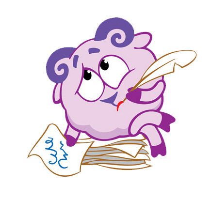 位图 动物 羊 色彩 紫色 免费素材 面料图库 服装图案 白色