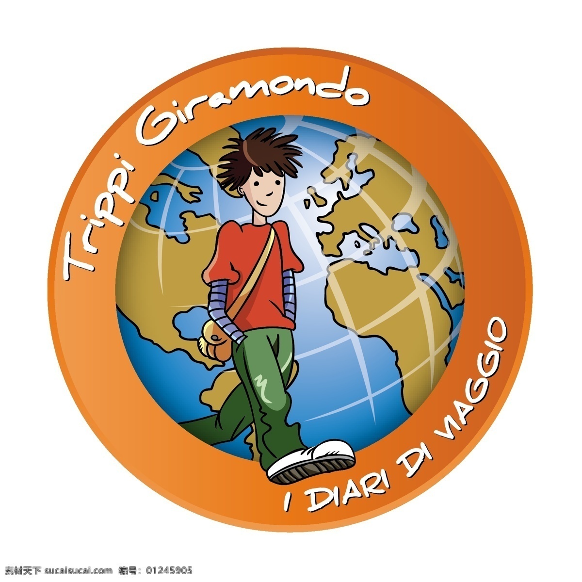 我的日记 狄 特里 皮 giramondo 矢量标志下载 免费矢量标识 商标 品牌标识 标识 矢量 免费 品牌 公司 白色