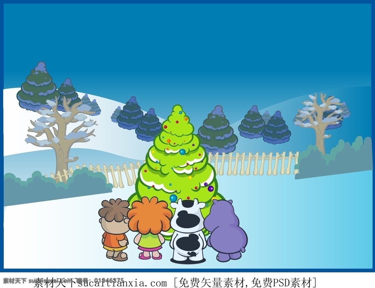 圣诞 卡通 背景 礼物 圣诞卡通背景 新年卡通 新年卡通背景 新年 矢量 节日素材 2015 元旦 春节 元宵