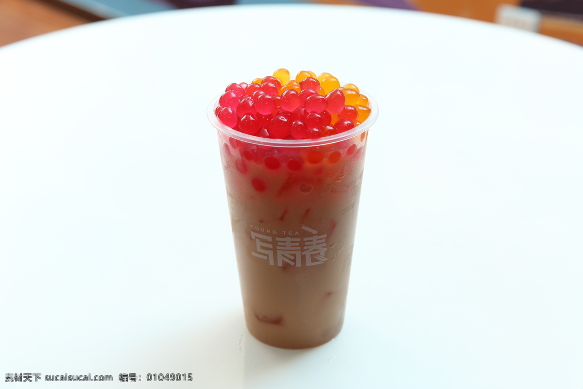 写青春奶茶 爆爆珠奶茶 爆爆蛋 饮料 甜品 餐饮美食 饮料酒水
