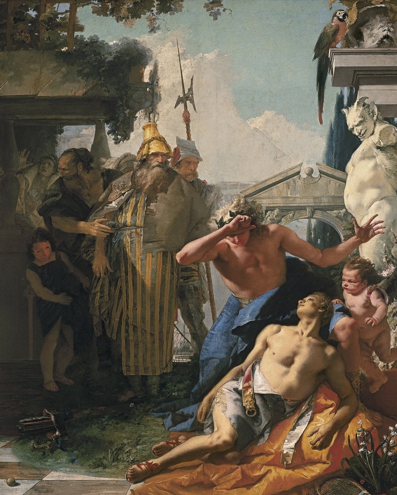 人物油画 油画作品 著名油画 国外油画 西方古典油画 油画 艺术 风信子 死亡 阿波罗 巴洛克 雕塑 神话艺术 希腊神话 意大利画家 乔瓦尼 巴蒂斯塔 狄 波罗 提森博物馆 提 埃波 罗 作品 绘画书法 文化艺术