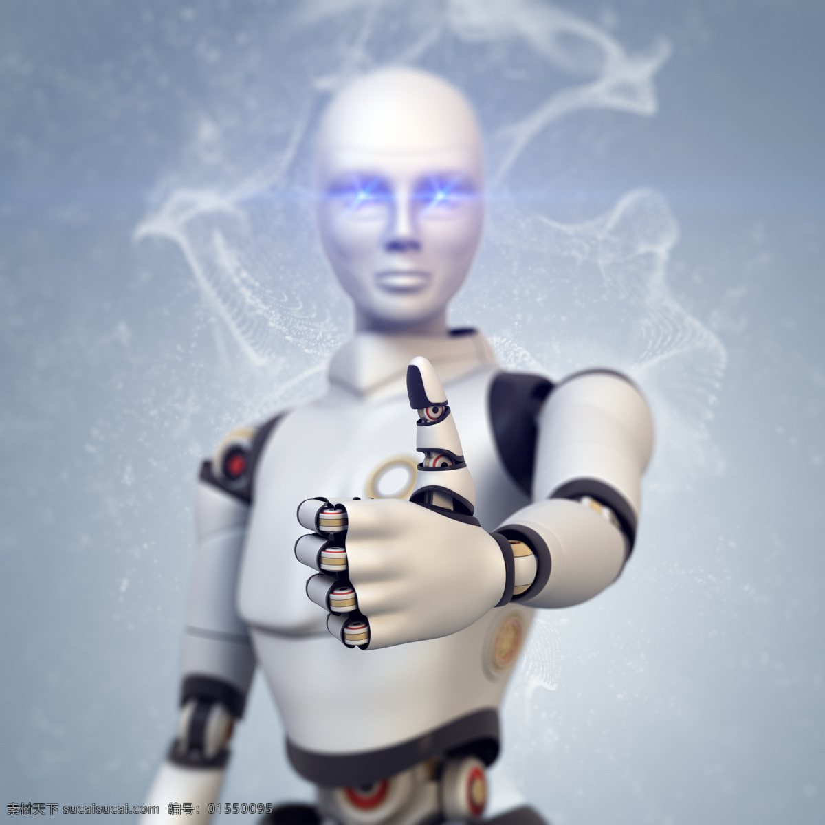 竖 大拇指 机器人 竖大拇指 顶呱呱手势 机械人 未来科技 其他类别 生活百科