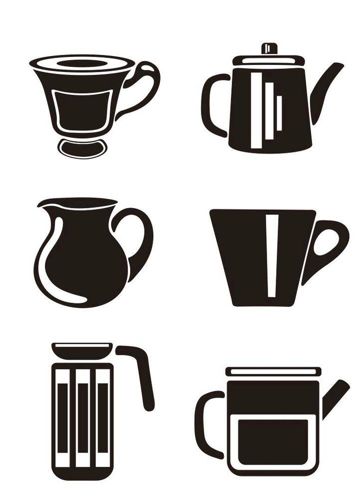 茶壶剪影 茶壶矢量 茶壶 适量 茶楼 茶 标志 楼字